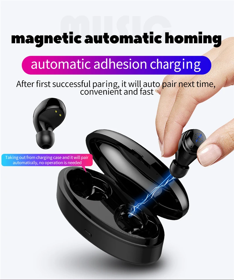 Tws-стереонаушники с поддержкой Bluetooth 5 0 и двойным микрофоном | Электроника