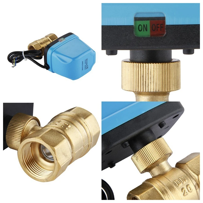 2-ходовой клапан зоны двусторонний двигателя шаровой электрический Реверсивный