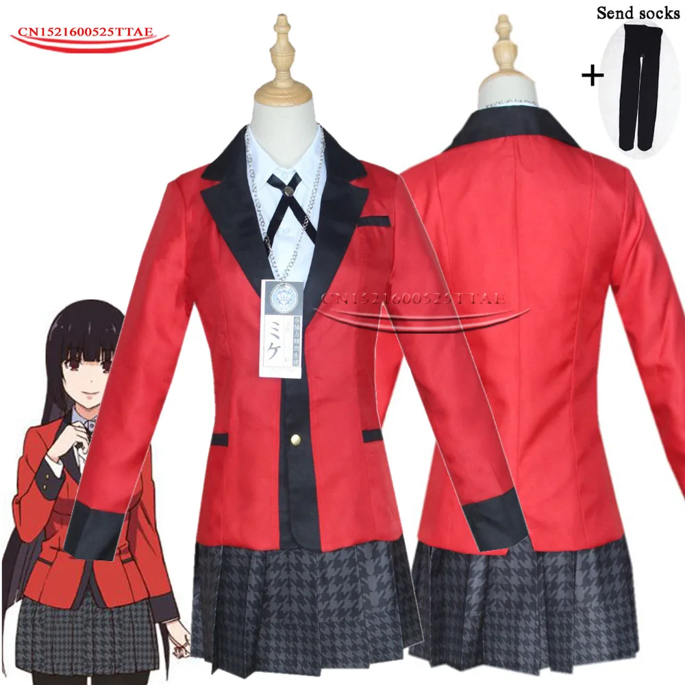 Костюм для косплея из аниме Kakegurui милый Толстовка Руна йомозуки с капюшоном