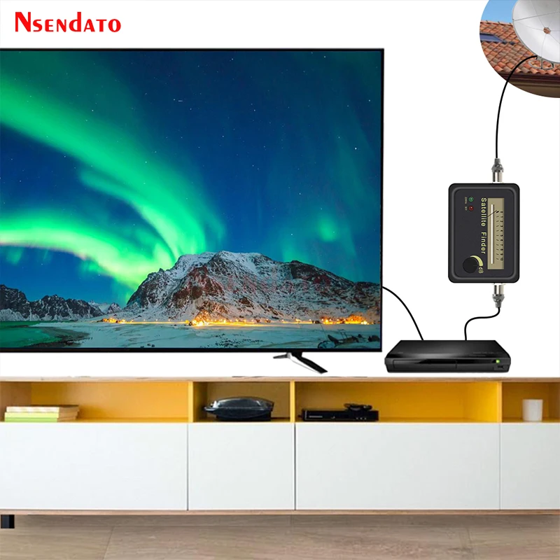 Цифровой спутниковый искатель сигнала для FTA LNB