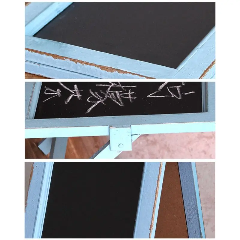 

Wooden Desktop Memo Message Blackboard Chalkboard Easel Restaurant Restaurant 1XCB