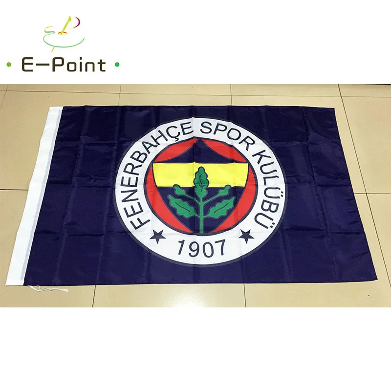 Турецкие наклейки Фенербахче для контроллера 3ft* 5ft(96*144 см) размер рождественские украшения для домашнего флага баннер Тип подарки