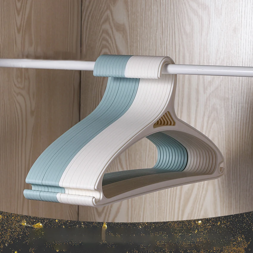 

10 шт., Нескользящие пластиковые вешалки для сушки одежды