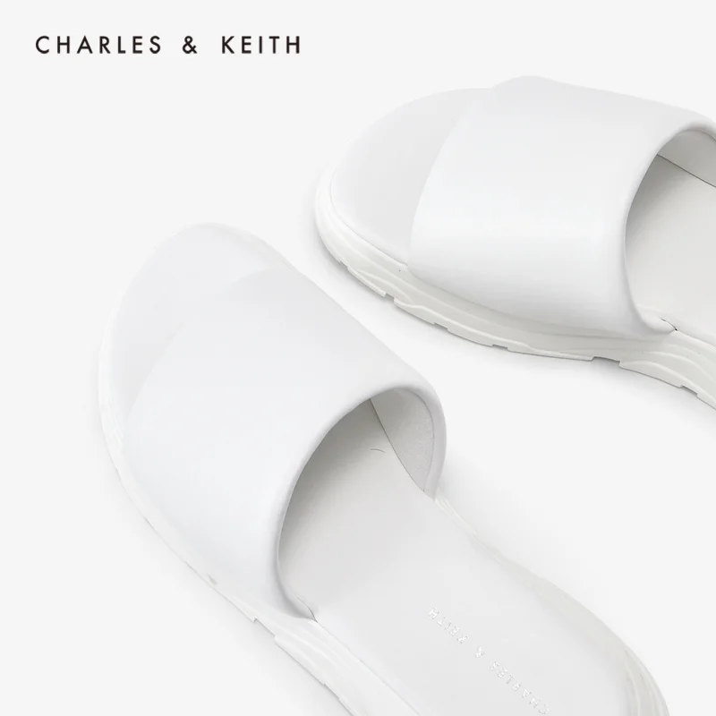 CHARLES＆KEITHNew Arrival for Spring Summer 2020 CK1-80900010 Women Platform Sandals Simple Casual Slippers | Обувь