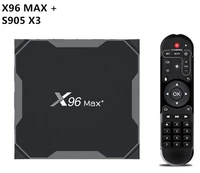 new x96 max set top box android9 0 s905x3tv box bluetooth network player
