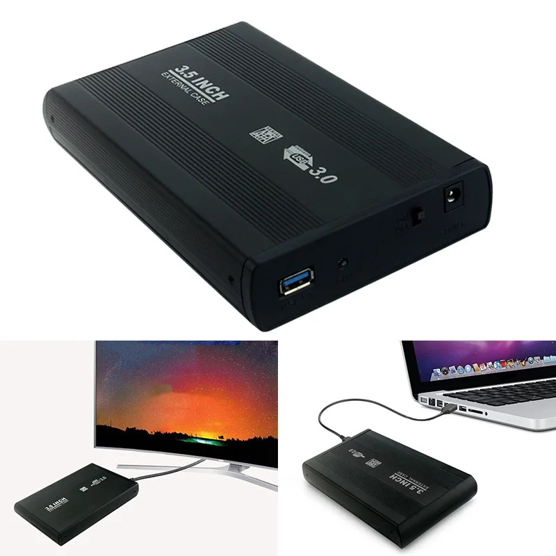 3 5-дюймовый USB 2 0 на SATA порт SSD корпус внешний жесткий диск Корпус твердотельный