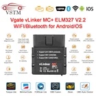 Диагностический сканер Vgate iCar pro ELM327, Bluetooth 4,0, Wi-Fi, OBD2, для AndroidIOS, программное обеспечение ELM 327, диагностический