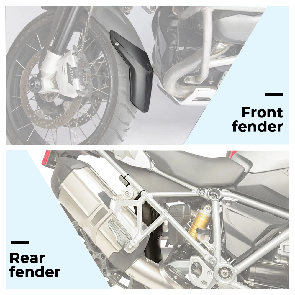 KEMiMOTO для BMW R1200GS один набор брызговик шин Hugger Крыло Fender Для R 1200 GS LC ADV 2013 2017 передний
