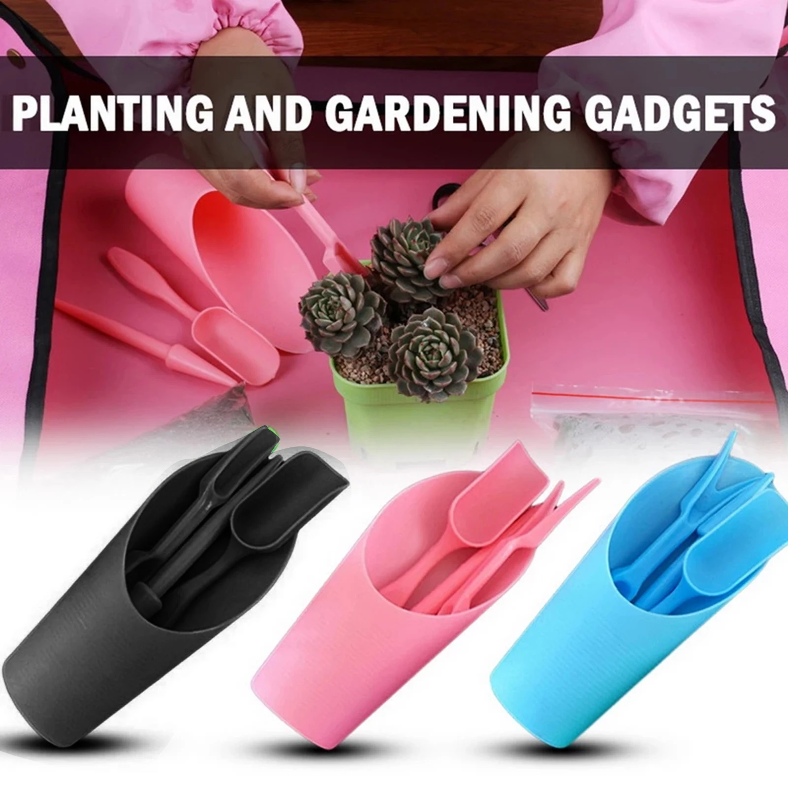 

Садовый набор для растений, приспособление для пересадки суккулентов и саженцев «сделай сам», швейный садовый инструмент для сада, Прямая п...