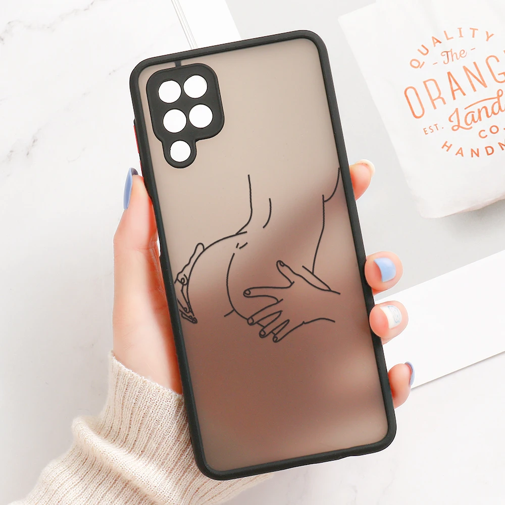 Чехол для Samsung A32 A52 A72 A51 A71 A12 A21S A31 A42 A50 A11 чехол S21 Ultra S20 FE S10e Plus матовый с сексуальной