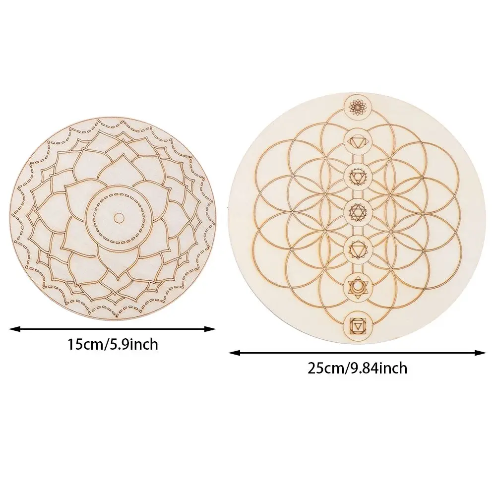Подвеска Маятник деревянная 1 шт. настенный знак со звездами солнцем и луной