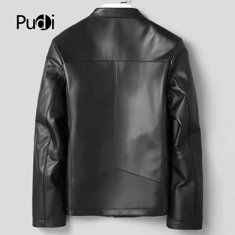 Pudi MT933 новые модные мужские куртки бейсбольные Пальто короткие оригинальные жакеты из овечьей кожи Верхняя одежда из натуральной кожи