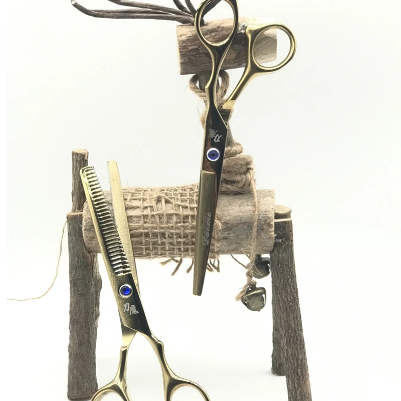 12 шт. в партии 6 дюймов резки Истончение инструмент для укладки волос ножницы