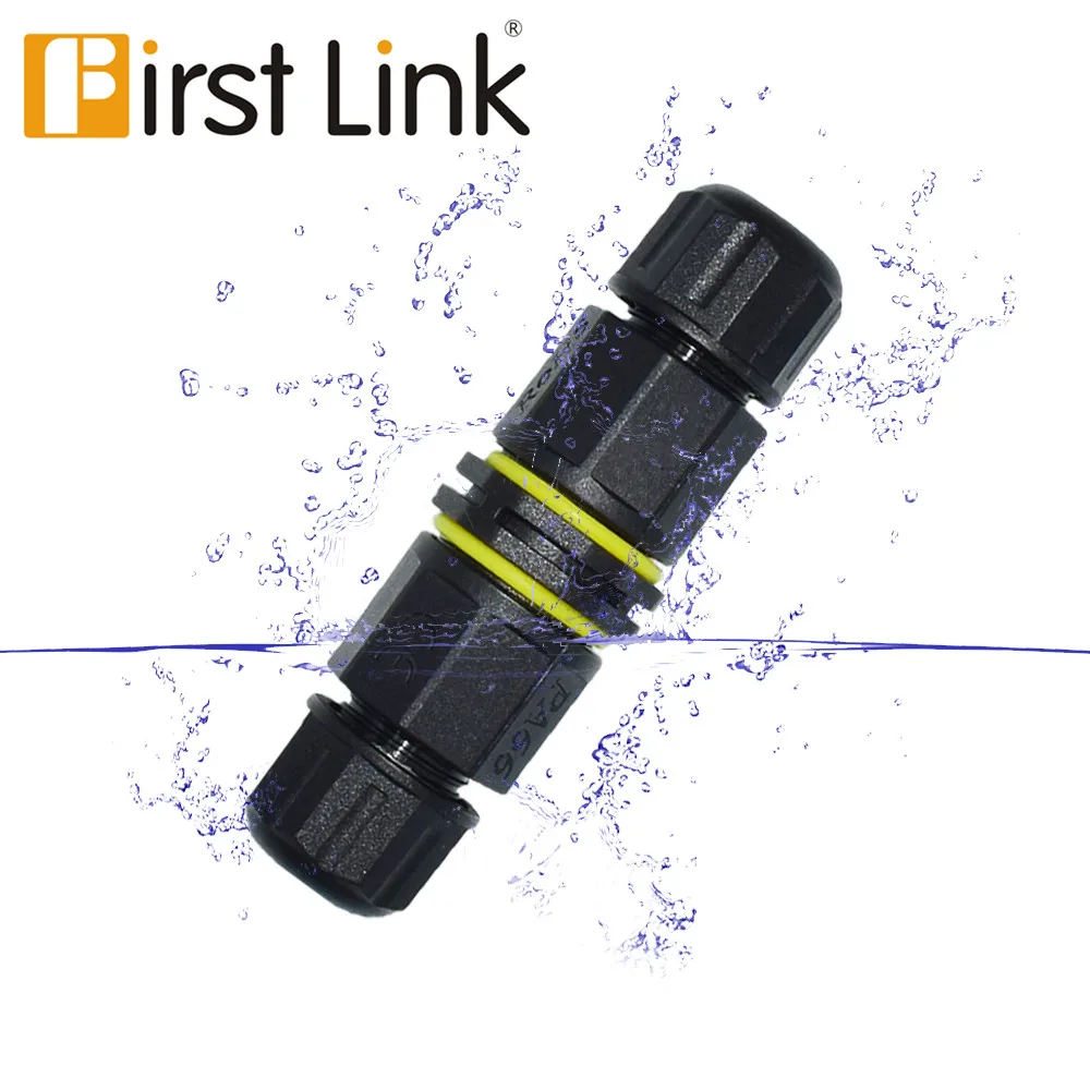 IP68 Водонепроницаемый Кабельный соединитель 4 Pin Электрический герметичный