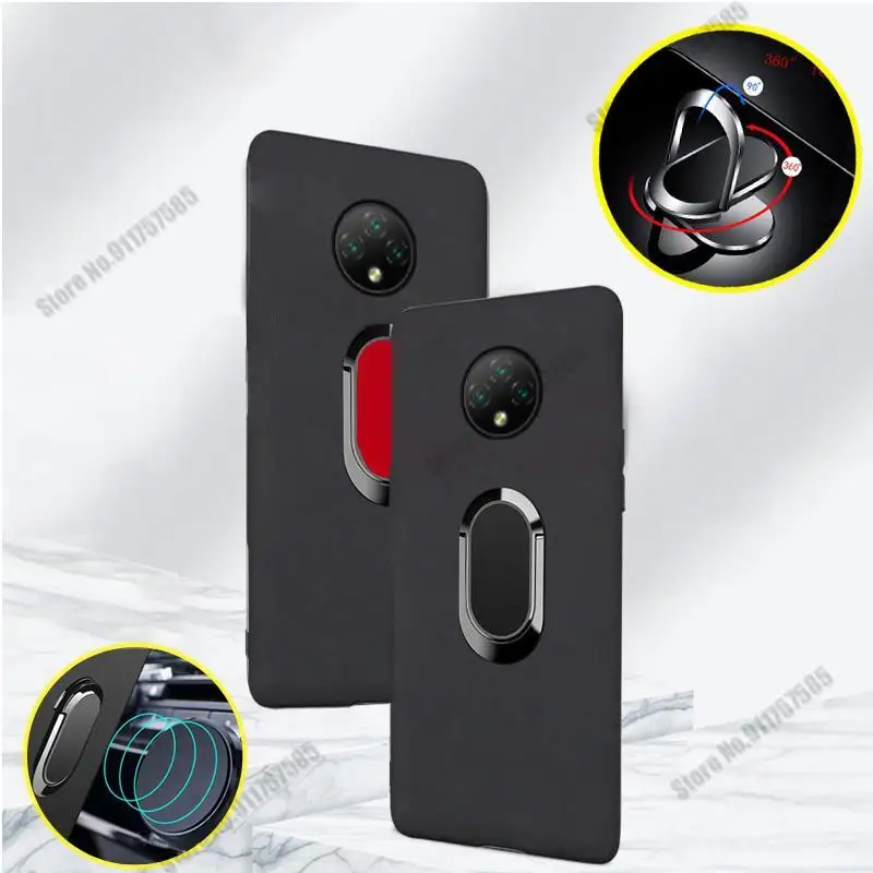 Чехол для телефона из ударопрочного мягкого силикона для Doogee X95 S40 N20 S95 S68 Pro с магнитным кольцом-подставкой на задней крышке X90 N30.