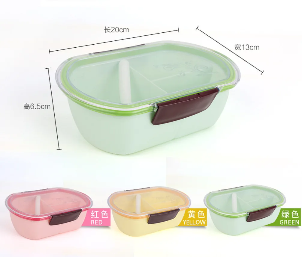 Ланч бокс Bento Детский двойной с крышкой школьный пищевой контейнер подогревом