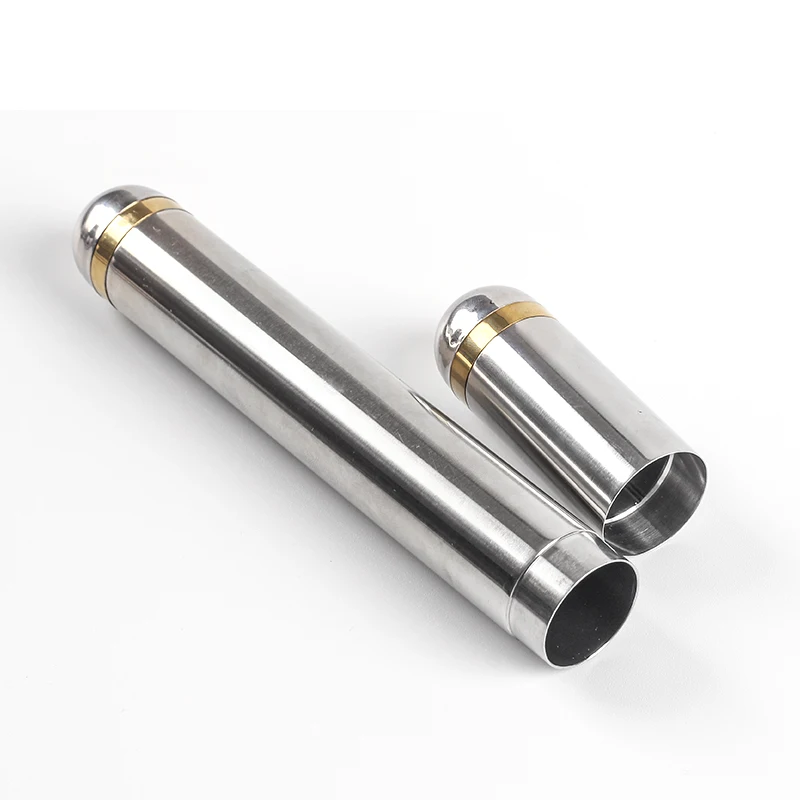 Новинка 1 шт. чехол туба для сигар из нержавеющей стали хьюмидор портативный