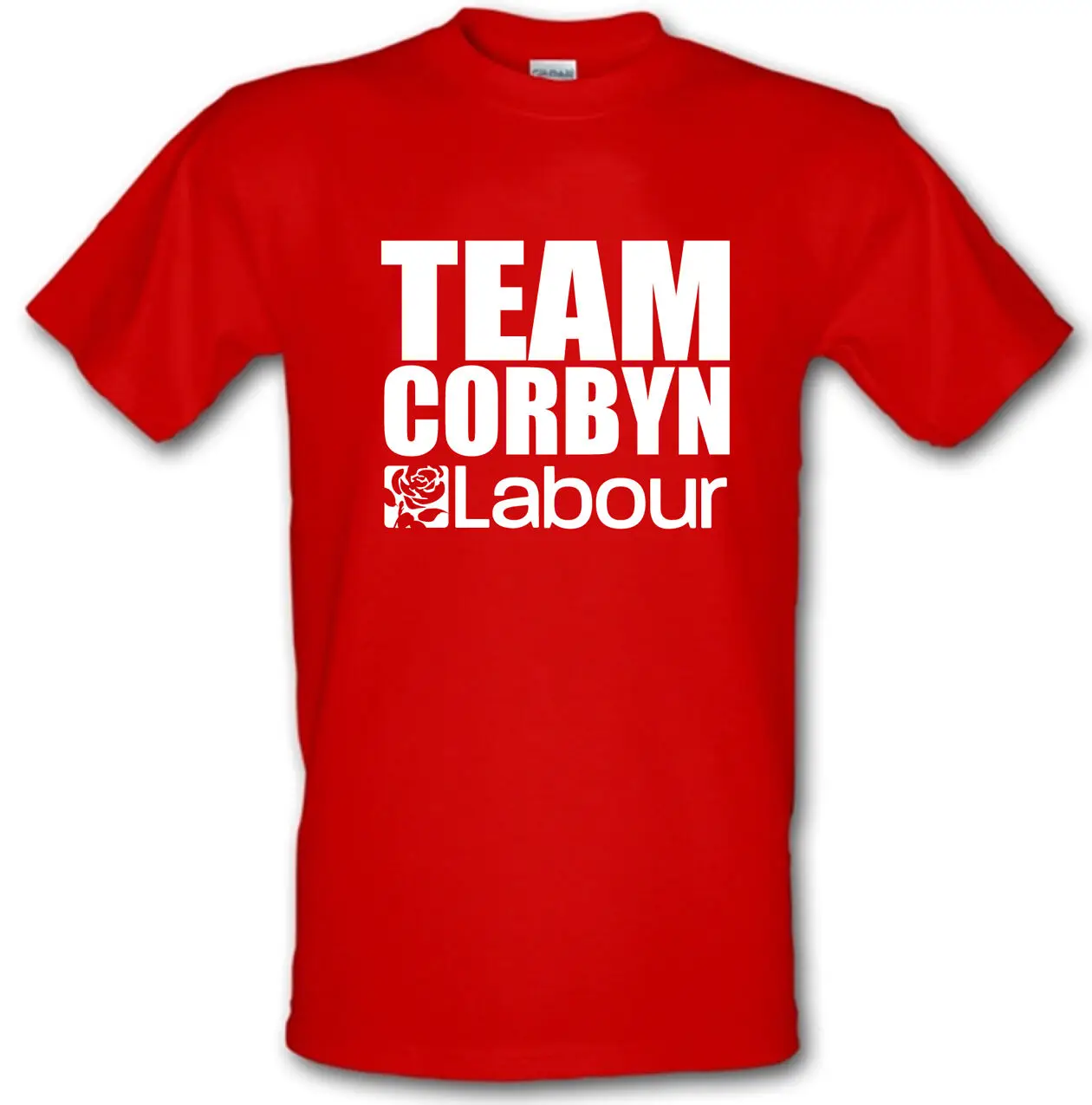 Команда Корбин голосует LABOUR emeremy CORBYN Тяжелая хлопковая Футболка всех