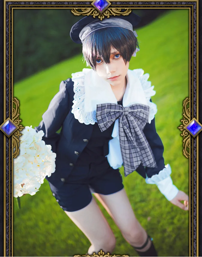 Черный Дворецкий Косплей Твин Ciel Phantomhive Косплей Костюм Униформа Костюмы