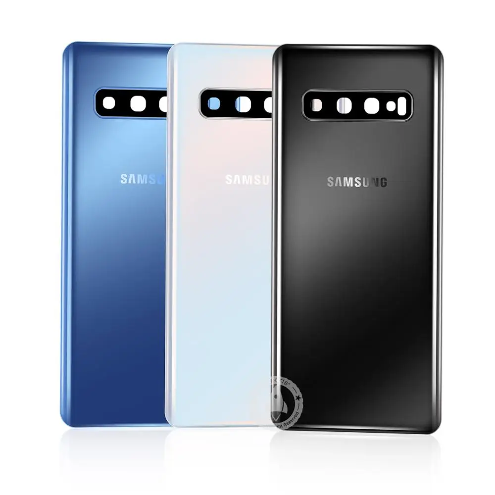 100% Оригинальный samsung Galaxy S10 задняя Батарея крышка 3D Стекло Корпус чехол для дверь