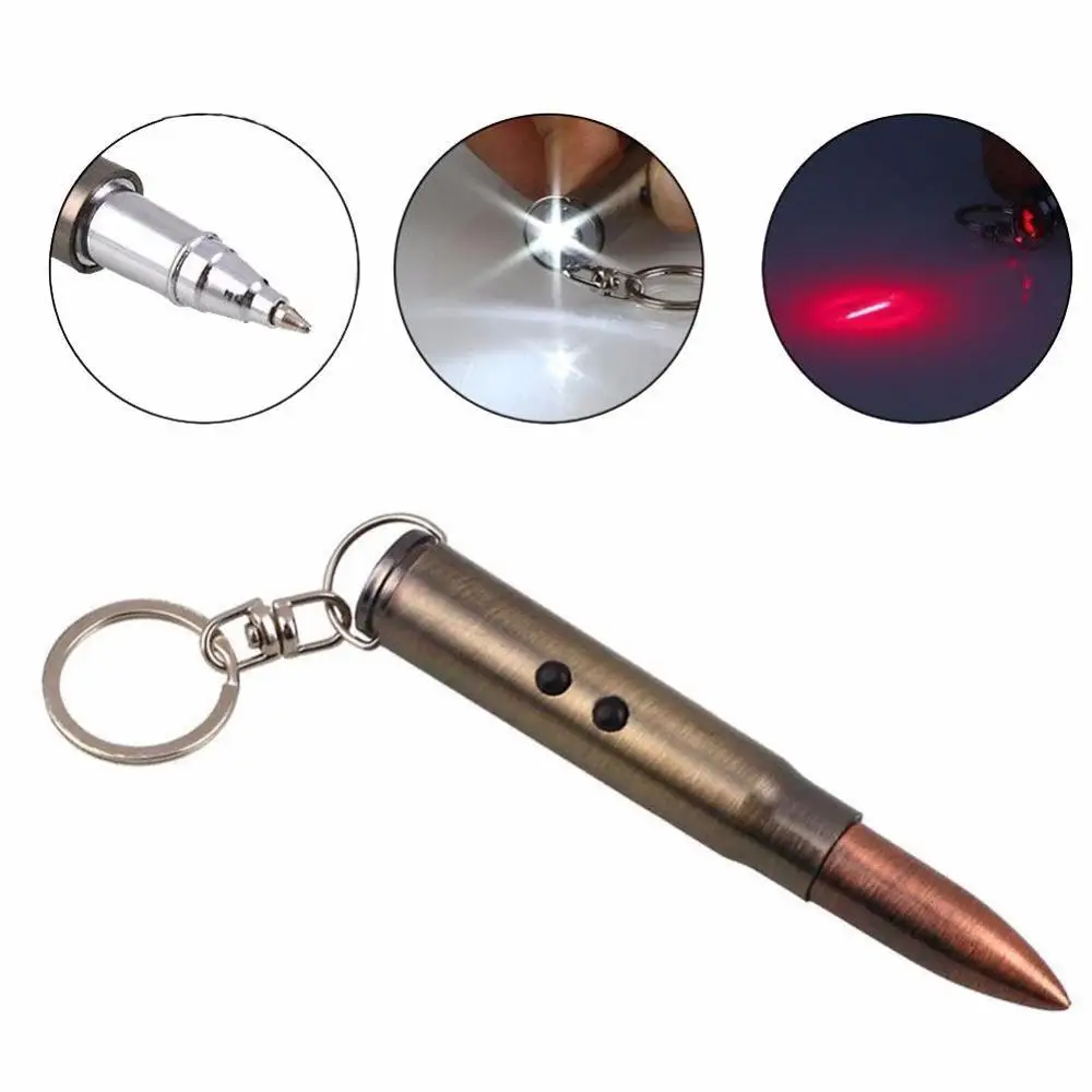 4 in 1 Multifunction Outdoor Self-defense Flashlight Bullet Shaped Pen Survival EDC Light Hammer Ballpoint | Спорт и развлечения