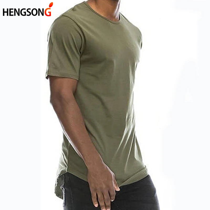 

2020 NEW Trendy Men Basic T Shirt Short Sleeve Slim Casual Men Tops Stretch Pullover Tee Brand Clothing