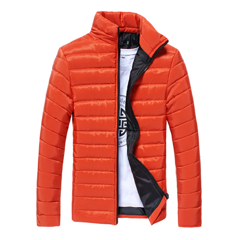 Cotton men's lightweight down jacket men's stand-up collar winter men's cotton-padded jacket jacket cotton-padded jacket padded