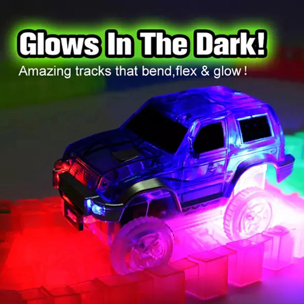 88 648 шт. светящиеся гоночные трассы гибкая вспышка в темноте волшебные железные