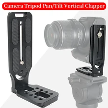 SLR Camera L-shaped Vertical Clapper Suitable For Canon Nikon Sony Micro Single Tripod Pan/tilt Horizontal Quick Release Plate