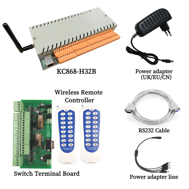 

Сетевое реле Kincony H32B Ethernet Wi-Fi, умный контроллер, домашняя Автоматизация, коммутационная панель, приложение для WAN и LAN без интернета