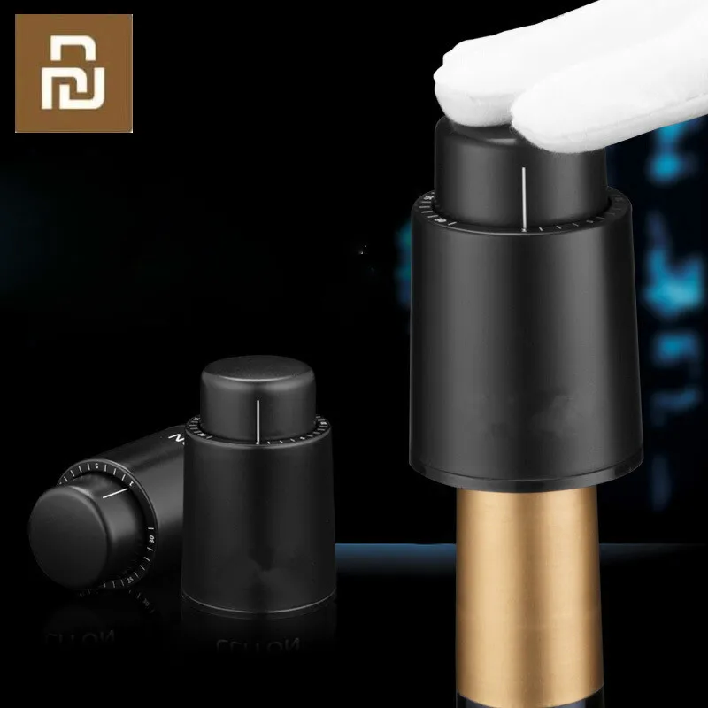 Youpin вино вакуумная пробка памяти вина Электрический круг радость винные пробки