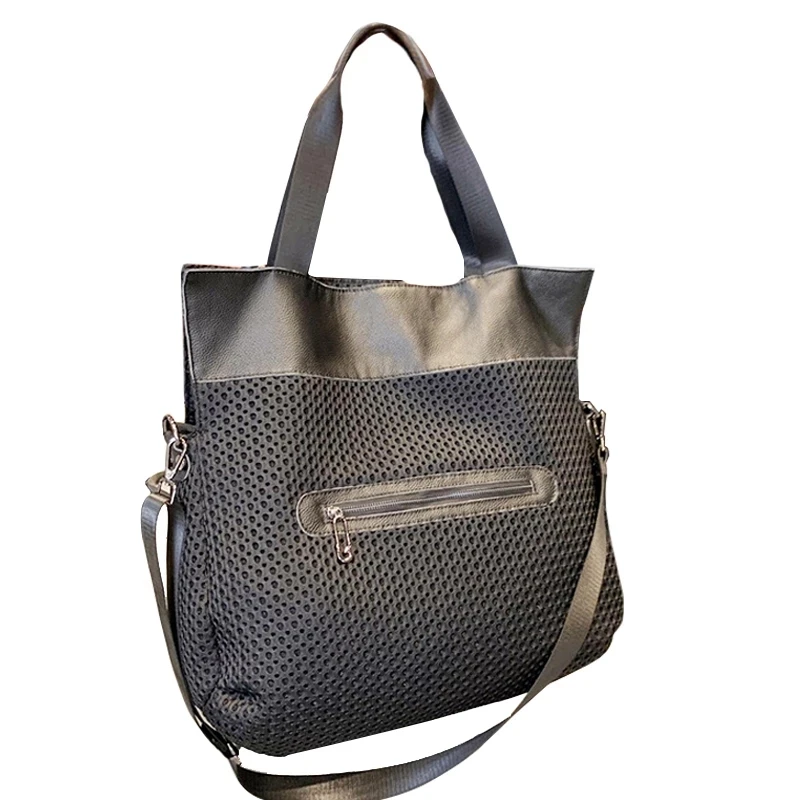 Goedkoop Vrouwen Travel Organizer Persoonlijkheid Designer Schoudertas Multifunctionele Handtas Hoge Kwaliteit Nylon Mesh Messenger Bag 2021 Nieuwe