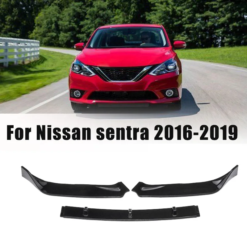 

Спойлер для переднего бампера для Nissan sentra 2016-2019, 3 шт.