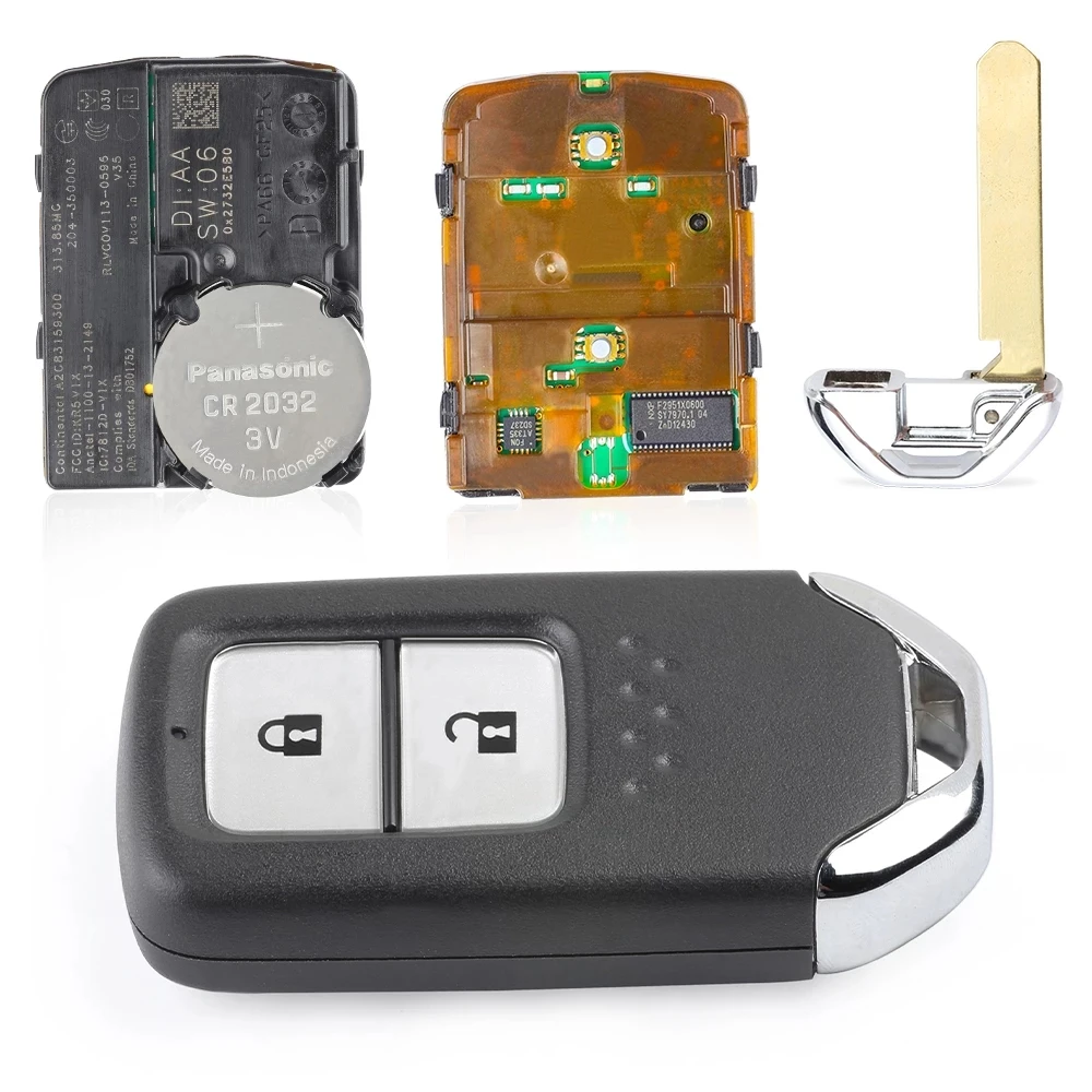 KEYECU KR5V1X KR5V2X для Honda CR-V City Crider Jazz шаттл Vezel 72147-T5A-J01 / 72147-T5C-J01 72147-T5A-G01 дистанционный