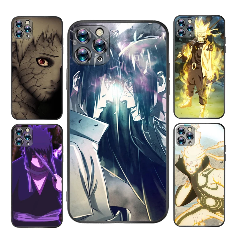

Kakashi SasukeLY's NarutoLY's Phone Case For iPhone X XS XR MAX Shockproof Cellphone Mobilephone Aesthetic TPU Cute Ultra Thin