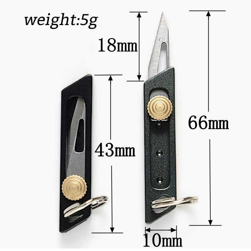 Новый мини карманный нож из алюминиевого сплава универсальные ножи для