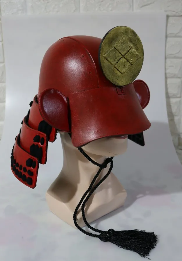 Wearable Japanese samurai armor helmets cosplay party hat |