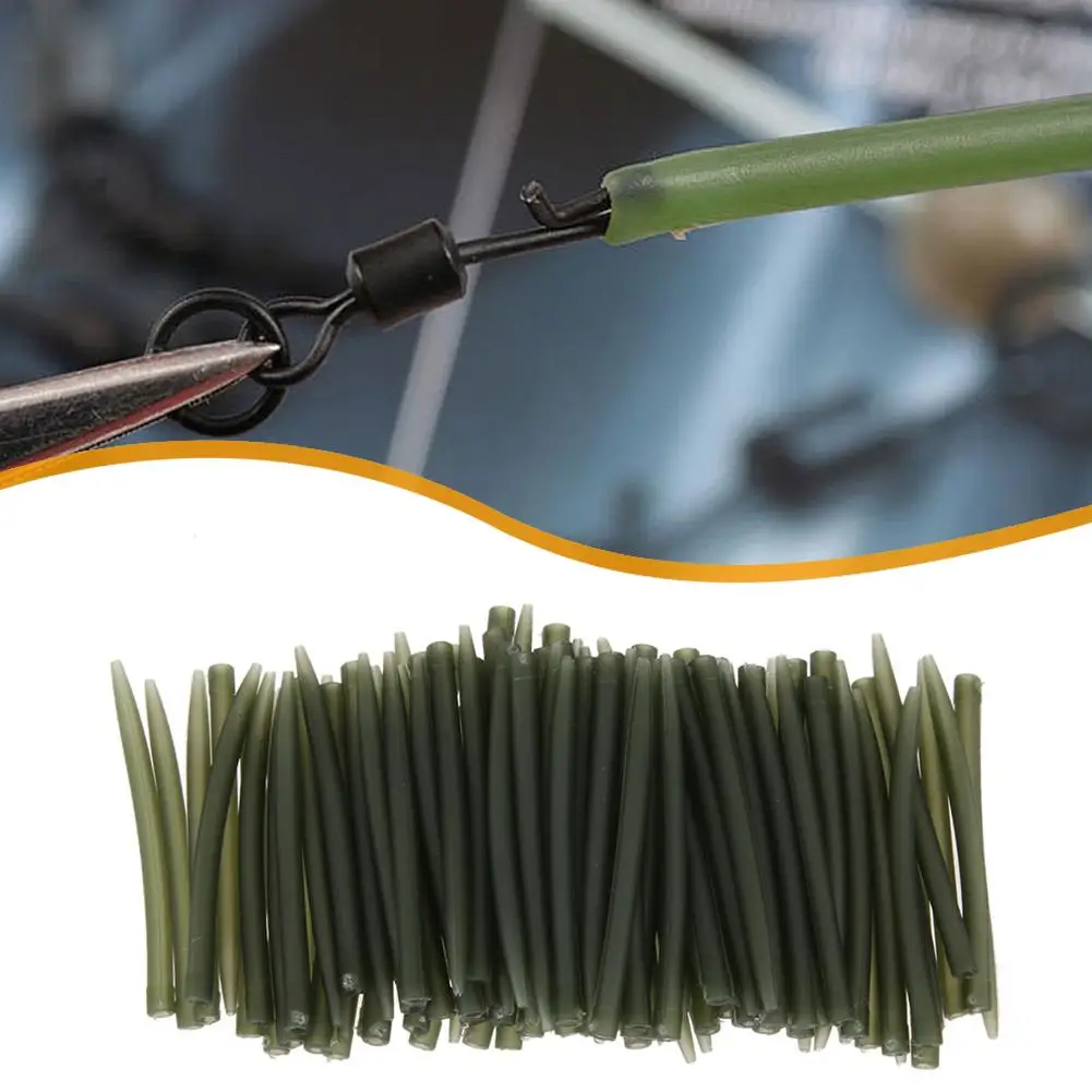 

20pcs/40pcs 53mm TPR Terminal Anti Tangle Sleeves Connect with Fishing Hooks Carp Fishing Tackle Boxes Pesca Iscas Tools