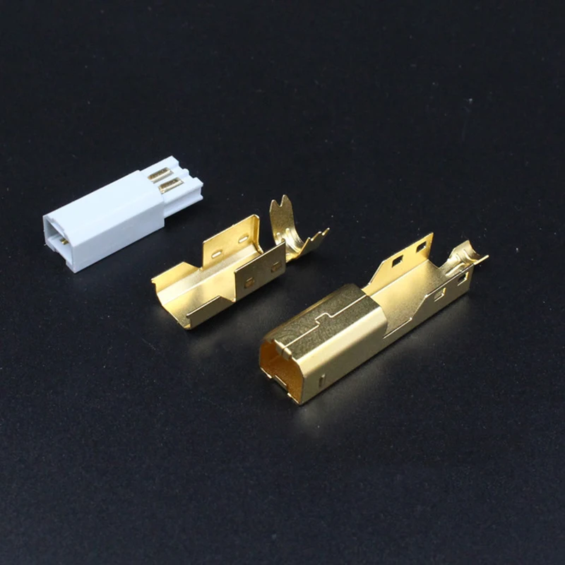 Стандартный порт USB типа B розетка для пайки разъем PCB стандартного позолоченный Hi