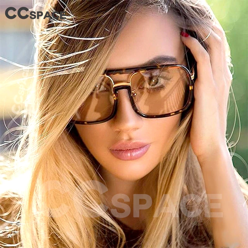 46160 Квадратные Солнцезащитные очки с большой оправой для мужчин и женщин модные очки UV400 Винтажные Очки
