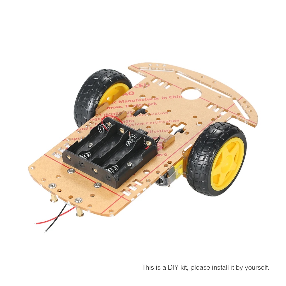 2WD 2-колесный умный автомобильный шасси DIY Kit Высокое качество моторы Трассировка