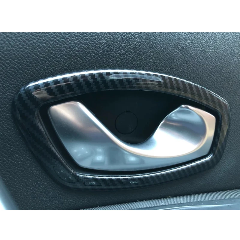 Фото Для Renault Captur Kaptur Clio 4 2013 2014 2015-2017 2018, защитная рамка для внутренней двери автомобиля, накладка, аксессуары для стайлинга автомобилей №2