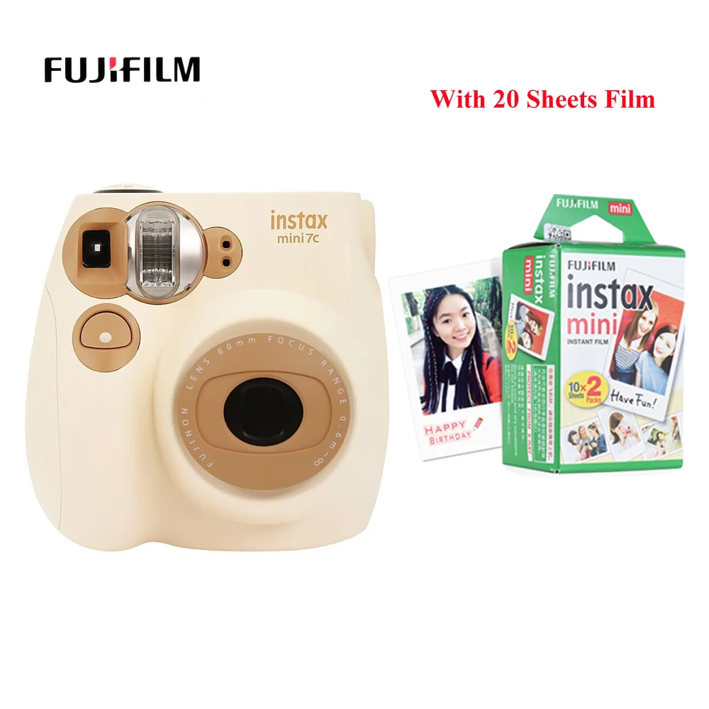Fujifilm Instax Mini пленочная камера Mini7c Mini 7C мгновенная камера дешевле, чем Instax mini8 mini9 подарок на день рождения, Рождество, год