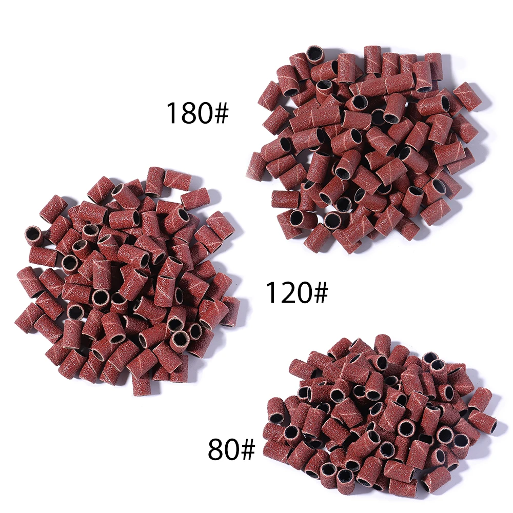 

80/120/180/240Electric Nail Machine Nail Drill Bits Nail Art Sanding Bands UV Gel Acrylic Polish Remover For Nail Accessory Tool