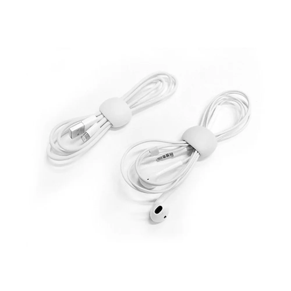 2 шт. многофункциональный кабель для сматывания простой круглый зажим USB зарядное