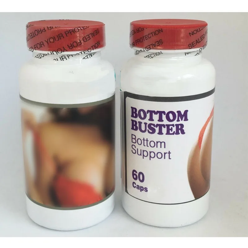 Natural weight gain BOTTOM BUSTER 60caps + BREAST Enhancement caps Up Lift Glutes Enhancer buttocks Butt 2 bottles