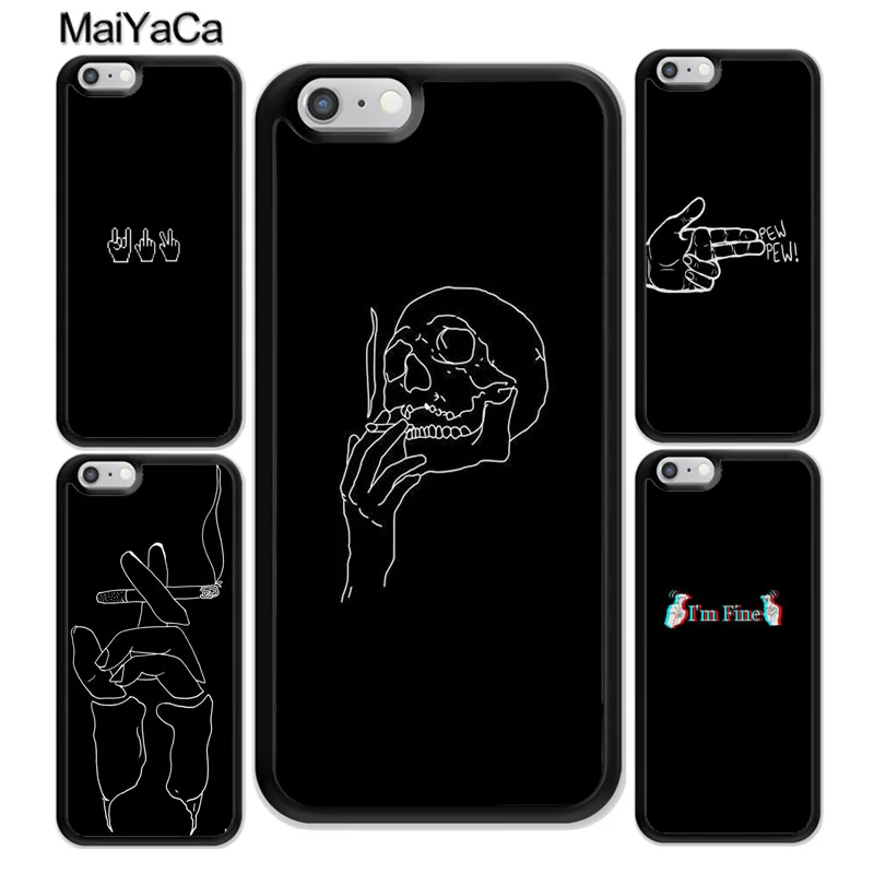 Художественный чехол MaiYaCa для iphone 12 mini 11 Pro MAX X XR XS SE 2020 6S 7 8 Plus 5S|Бамперы| |