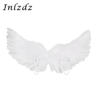fashion white feather angel wings for dance party carnival cosplay costume stage show masquerade christmas holiday fancy dress