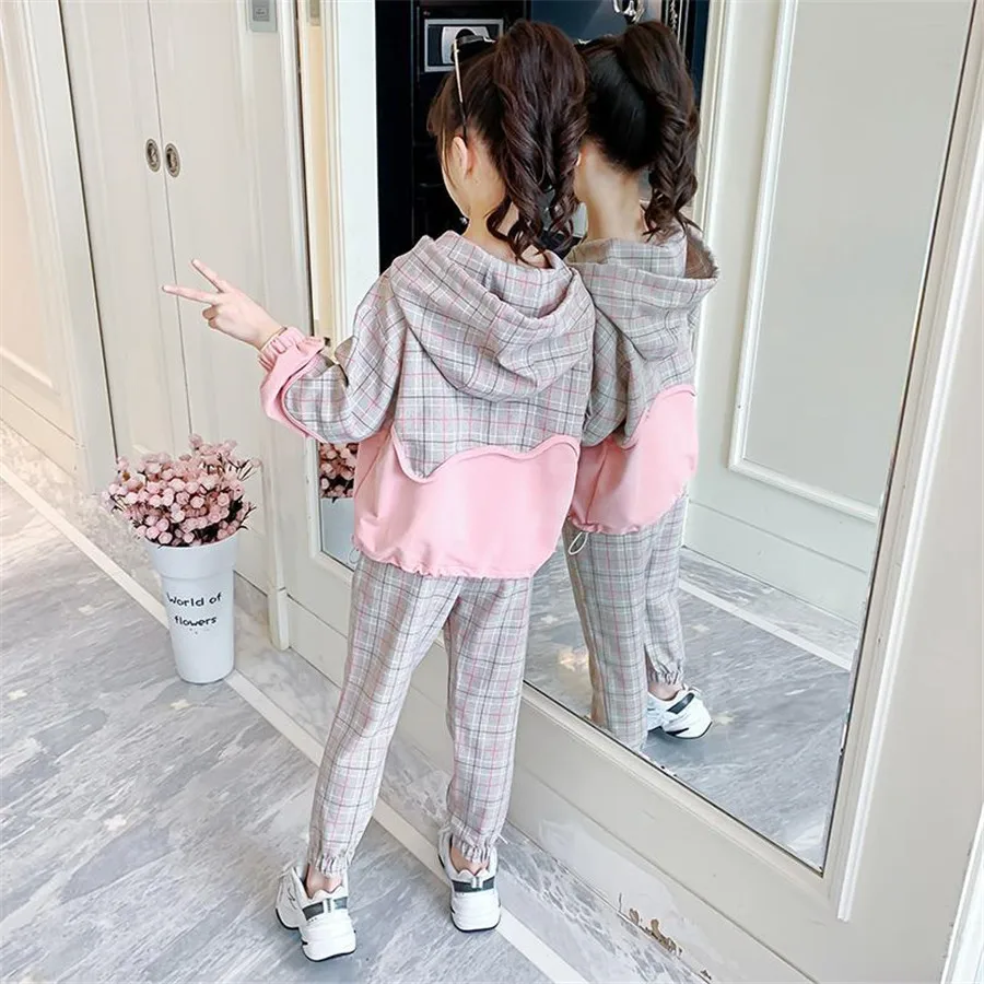 Girls Clothing Sets Autumn Kids Long Sleeve Sweatshirts+Pants Suit Girls Clothes Sport Children Clothing Set 5 7 8 9 10 12 Years