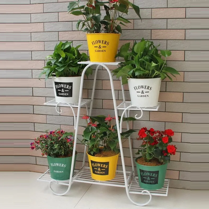 

Mensole Per Fiori Varanda Sera Outdoor Terrasse Decoration Afscherming Balkon Plant Stand Shelf Balcony Balcon Flower Iron Rack